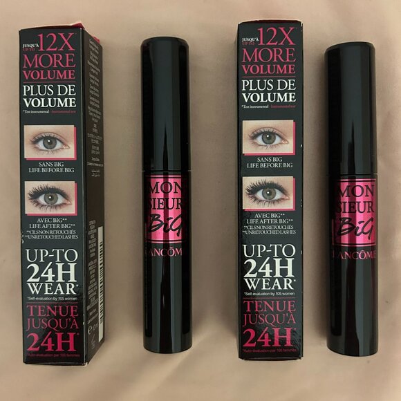 Lancome Monsieur Big Volume Mascara Gift Set – Escentual BOGO BUNDLE! Lancome Monsieur Big Volumizing Mascaras